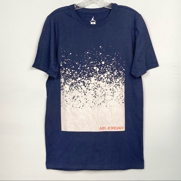 𝅺nike Air Jordan AJ 5 Reflective Navy Graphic Tee - Picture 1 of 12